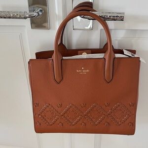 Kate Spade Tan Leather Satchel
